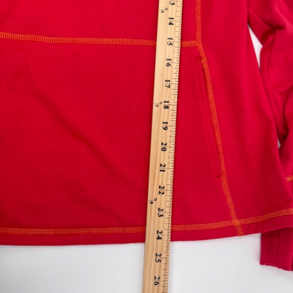 Rei Hoodie Women Small Red Pullover Activewear Outdoor Performance Knit Stretch - Picture 11 of 11